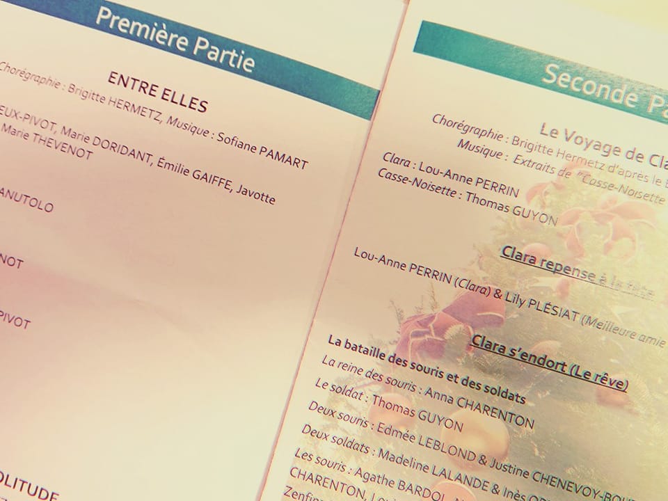 Actualité école de danse classique